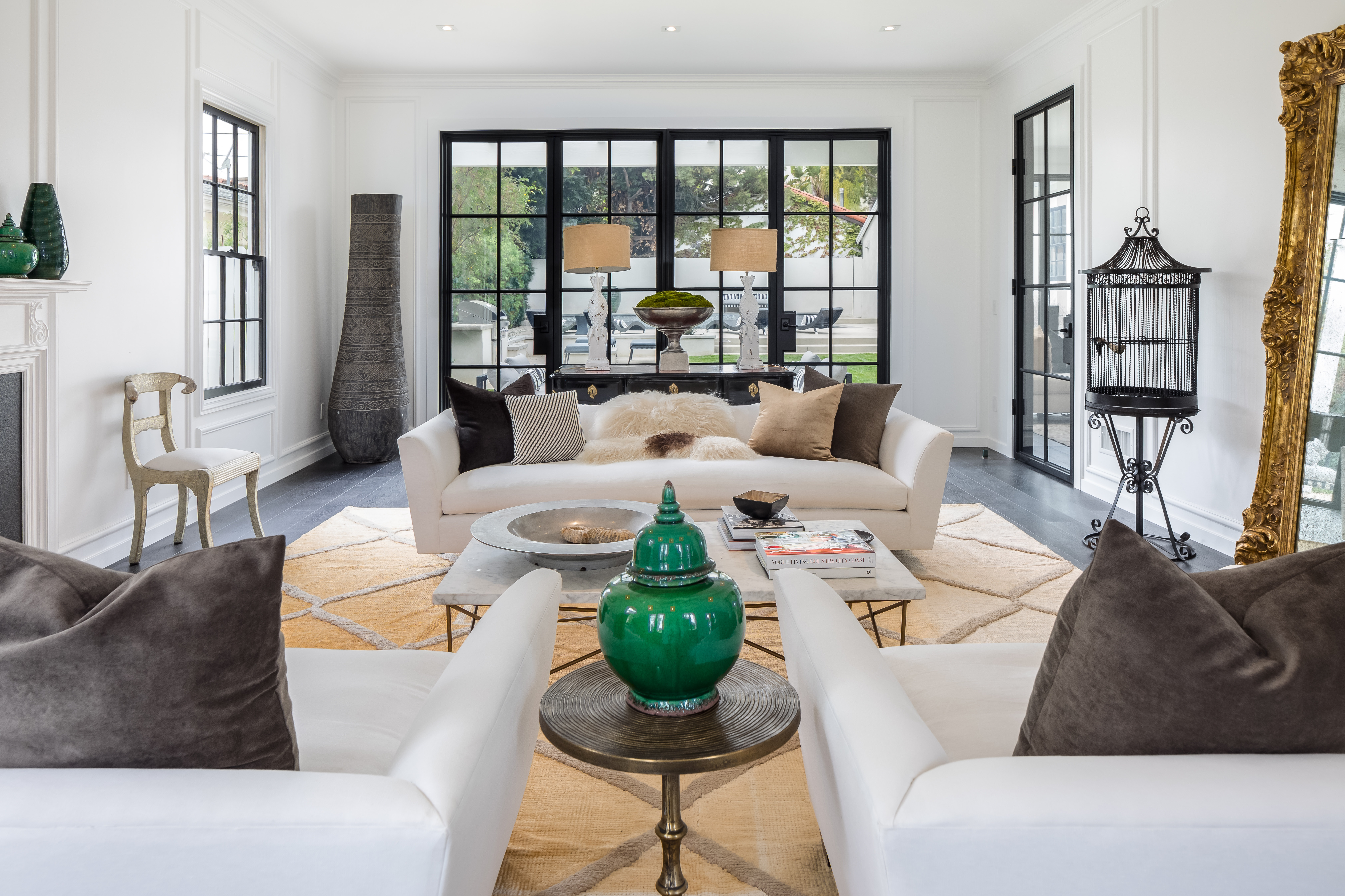 Seward living room, Hancock Park